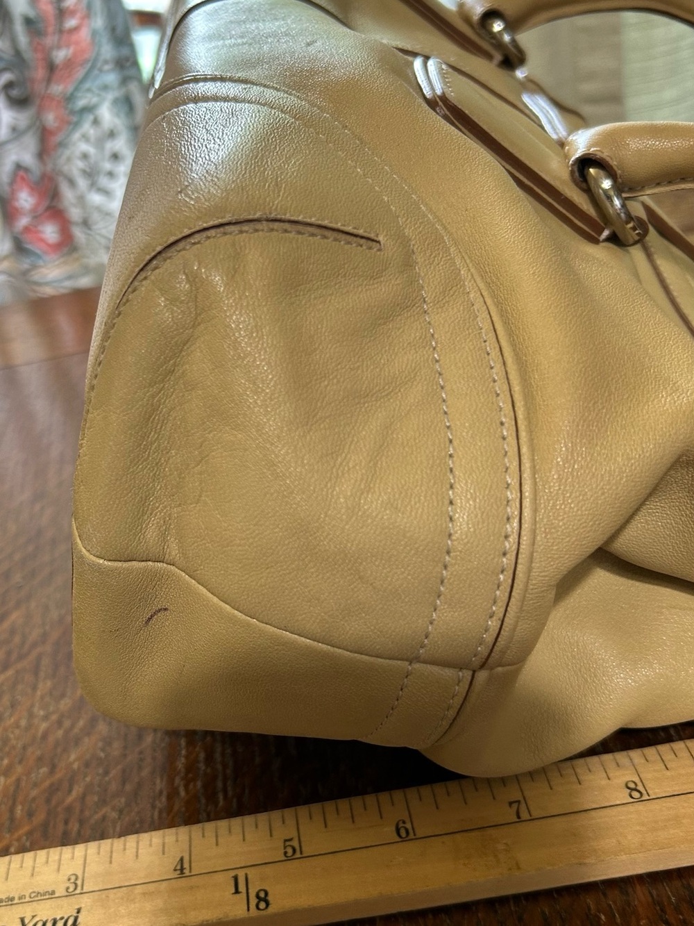 Coach #9251  Vintage Shoulder Satchel Leather Bag & Hang Tag - Picture 6 of 12